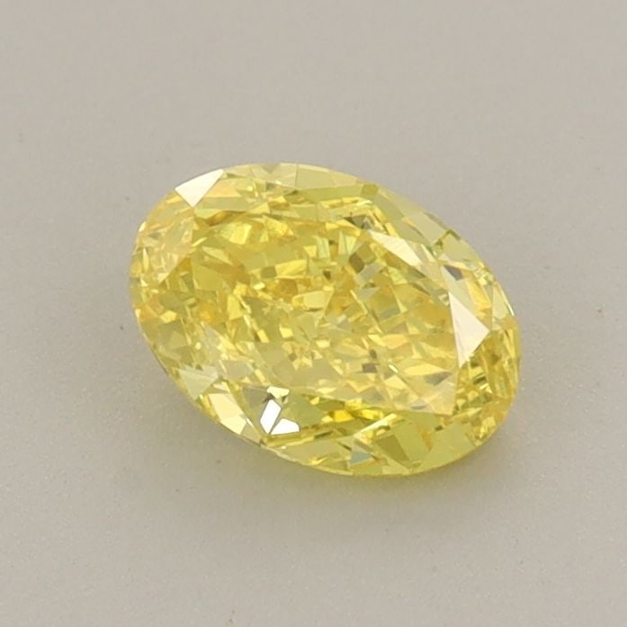 Loose Diamond - OVAL 0.58ct Fancy Vivid Yellow VS1: Loose Diamond - OVAL 0.58ct Fancy Vivid Yellow VS1 Source: This is a real non-mined Diamond that has been grown in a lab Shape: OVAL Carats: 0.58 Color: Fancy Vivid Yellow Certification: IGI Video: