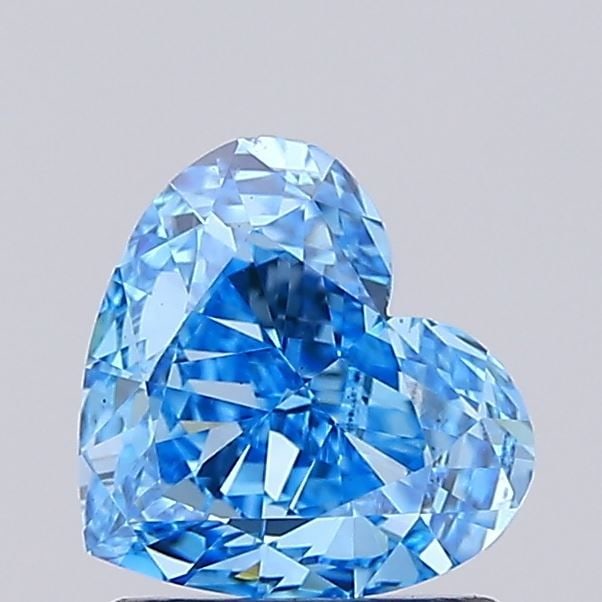 Loose Diamond - HEART 1.16ct Fancy Vivid Blue VS1: Loose Diamond - HEART 1.16ct Fancy Vivid Blue VS1 Source: This is a real non-mined Diamond that has been grown in a lab Shape: HEART Carats: 1.16 Color: Fancy Vivid Blue Certification: IGI Video: