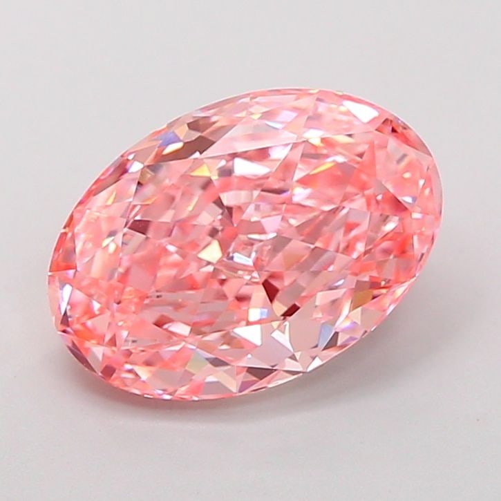 Loose Diamond - OVAL 2.73ct Fancy Vivid Pink VVS2: Loose Diamond - OVAL 2.73ct Fancy Vivid Pink VVS2 Source: This is a real non-mined Diamond that has been grown in a lab Shape: OVAL Carats: 2.73 Color: Fancy Vivid Pink Certification: IGI Video: