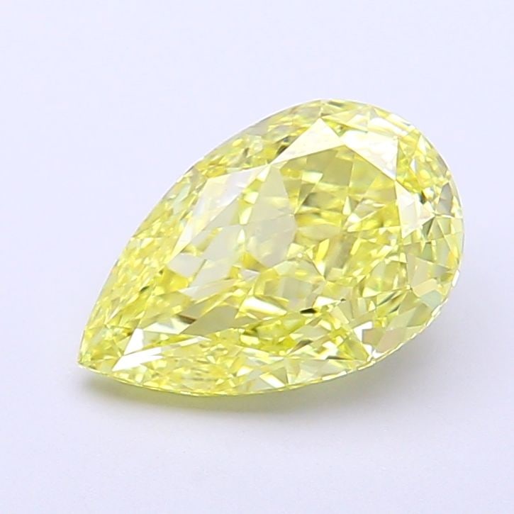 Loose Diamond - PEAR 2.01ct Fancy Intense Yellow VVS2: Loose Diamond - PEAR 2.01ct Fancy Intense Yellow VVS2 Source: This is a real non-mined Diamond that has been grown in a lab Shape: PEAR Carats: 2.01 Color: Fancy Intense Yellow Certification: IGI Vide