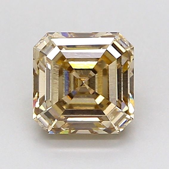 Loose Diamond - ASSCHER 1.09ct Fancy Light Brown VS1: Loose Diamond - ASSCHER 1.09ct Fancy Light Brown VS1 Source: This is a real non-mined Diamond that has been grown in a lab Shape: ASSCHER Carats: 1.09 Color: Fancy Light Brown Certification: IGI Video