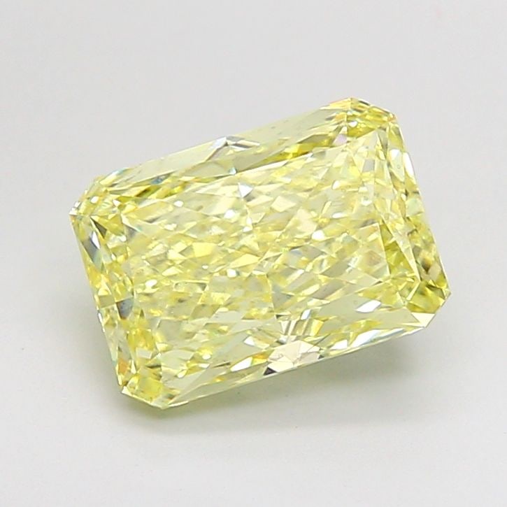 Loose Diamond - RADIANT 3.01ct Fancy Intense Yellow VS2: Loose Diamond - RADIANT 3.01ct Fancy Intense Yellow VS2 Source: This is a real non-mined Diamond that has been grown in a lab Shape: RADIANT Carats: 3.01 Color: Fancy Intense Yellow Certification: IGI