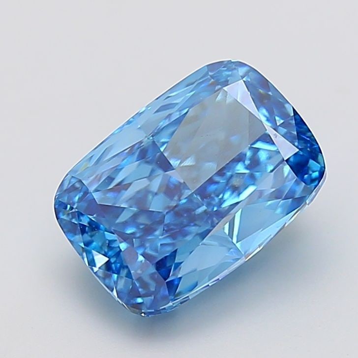Loose Diamond - CUSHION MODIFIED 5.0ct Fancy Vivid Blue VVS2: Loose Diamond - CUSHION MODIFIED 5.0ct Fancy Vivid Blue VVS2 Source: This is a real non-mined Diamond that has been grown in a lab Shape: CUSHION MODIFIED Carats: 5.0 Color: Fancy Vivid Blue Certifica