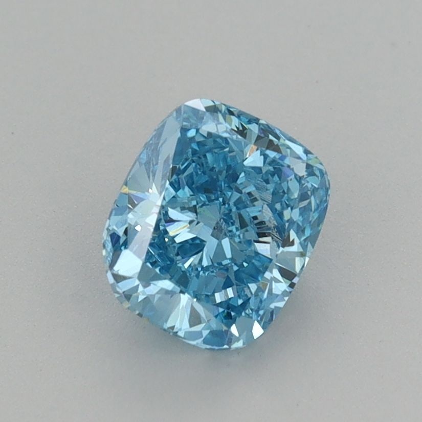 Loose Diamond - CUSHION MODIFIED 0.99ct Fancy Vivid Blue VS1: Loose Diamond - CUSHION MODIFIED 0.99ct Fancy Vivid Blue VS1 Source: This is a real non-mined Diamond that has been grown in a lab Shape: CUSHION MODIFIED Carats: 0.99 Color: Fancy Vivid Blue Certific