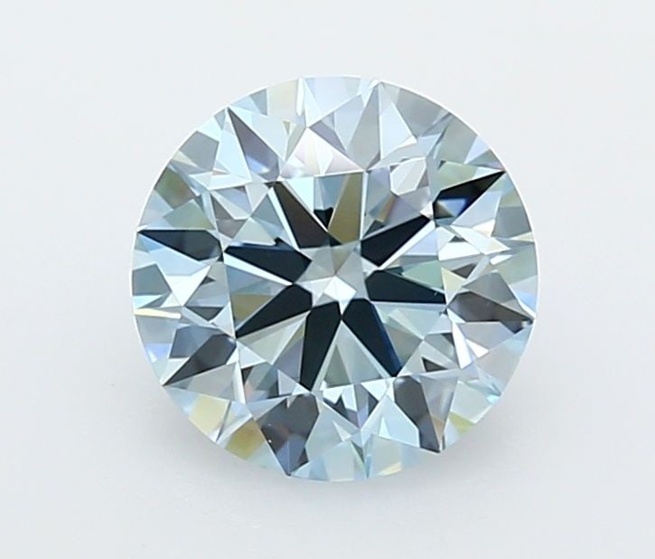 Ideal Loose Diamond - ROUND 2.16ct Fancy Vivid Blue VS1: Ideal Loose Diamond - ROUND 2.16ct Fancy Vivid Blue VS1 Source: This is a real non-mined Diamond that has been grown in a lab Shape: ROUND Carats: 2.16 Color: Fancy Vivid Blue Certification: IGI Video