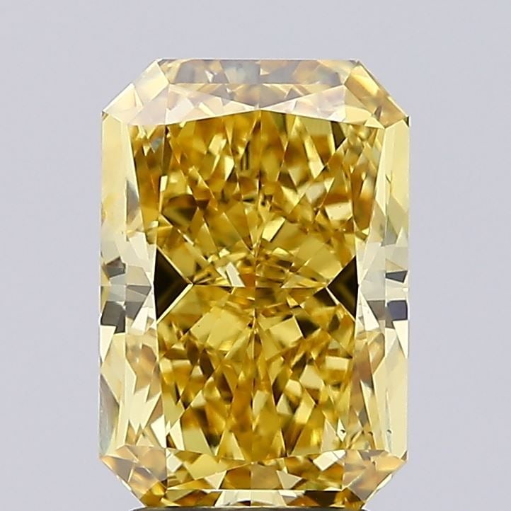 Loose Diamond - RADIANT 3.08ct Fancy Vivid Yellow VS1: Loose Diamond - RADIANT 3.08ct Fancy Vivid Yellow VS1 Source: This is a real non-mined Diamond that has been grown in a lab Shape: RADIANT Carats: 3.08 Color: Fancy Vivid Yellow Certification: IGI Vid