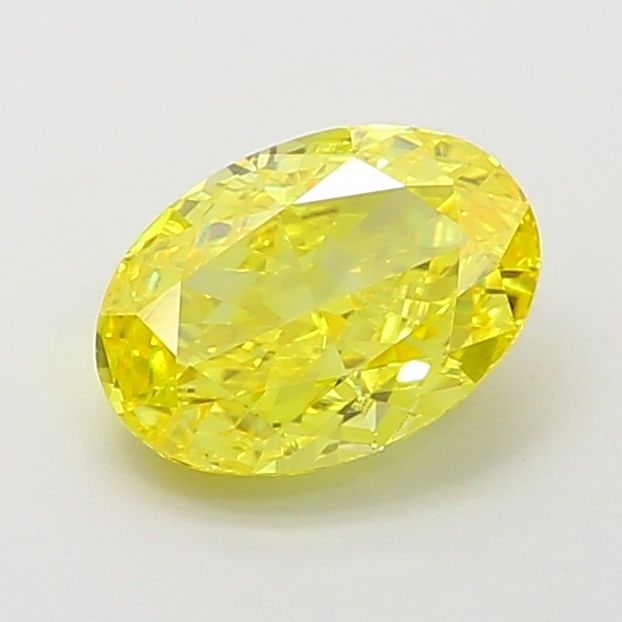 Loose Diamond - OVAL 1.66ct Fancy Vivid Yellow VVS2: Loose Diamond - OVAL 1.66ct Fancy Vivid Yellow VVS2 Source: This is a real non-mined Diamond that has been grown in a lab Shape: OVAL Carats: 1.66 Color: Fancy Vivid Yellow Certification: IGI Video: