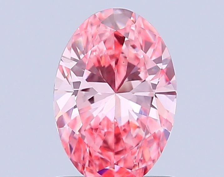 Loose Diamond - OVAL 1.07ct Fancy Vivid Pink VS1: Loose Diamond - OVAL 1.07ct Fancy Vivid Pink VS1 Source: This is a real non-mined Diamond that has been grown in a lab Shape: OVAL Carats: 1.07 Color: Fancy Vivid Pink Certification: IGI Video: