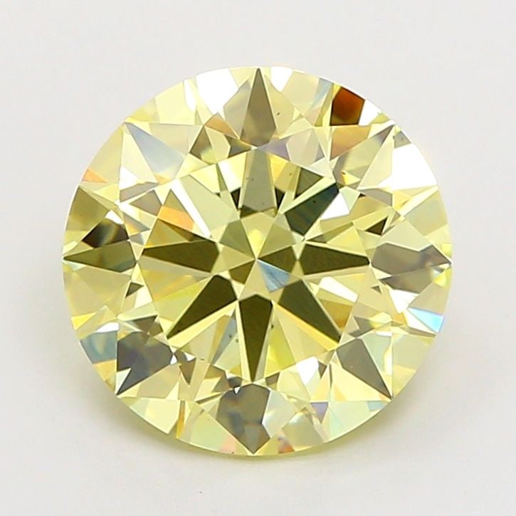 Ideal Loose Diamond - ROUND 4.01ct Fancy Intense Yellow VS2: Ideal Loose Diamond - ROUND 4.01ct Fancy Intense Yellow VS2 Source: This is a real non-mined Diamond that has been grown in a lab Shape: ROUND Carats: 4.01 Color: Fancy Intense Yellow Certification: I