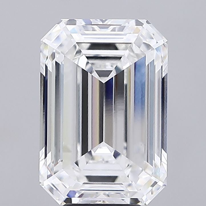 Loose Diamond - EMERALD 7.7ct E VVS2: Loose Diamond - EMERALD 7.7ct E VVS2 Source: This is a real non-mined Diamond that has been grown in a lab Shape: EMERALD Carats: 7.7 Color: E Clarity: VVS2 Certification: IGI Video:
