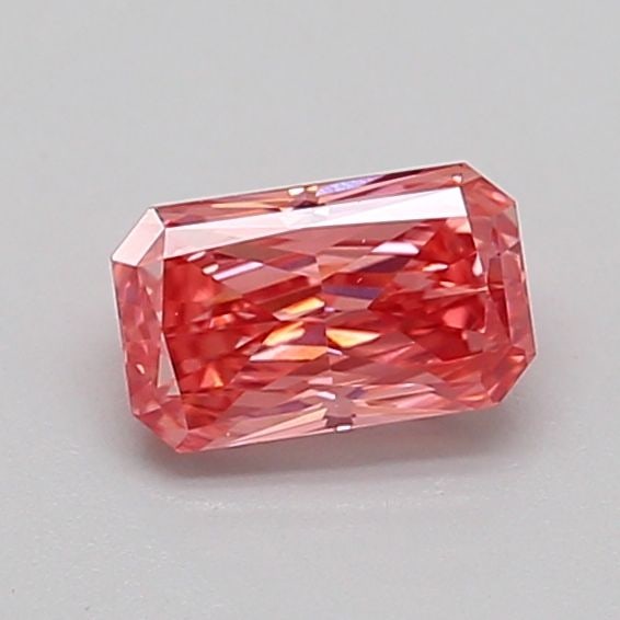 Loose Diamond - RADIANT 0.6ct Fancy Vivid Pink VVS2: Loose Diamond - RADIANT 0.6ct Fancy Vivid Pink VVS2 Source: This is a real non-mined Diamond that has been grown in a lab Shape: RADIANT Carats: 0.6 Color: Fancy Vivid Pink Certification: IGI Video: