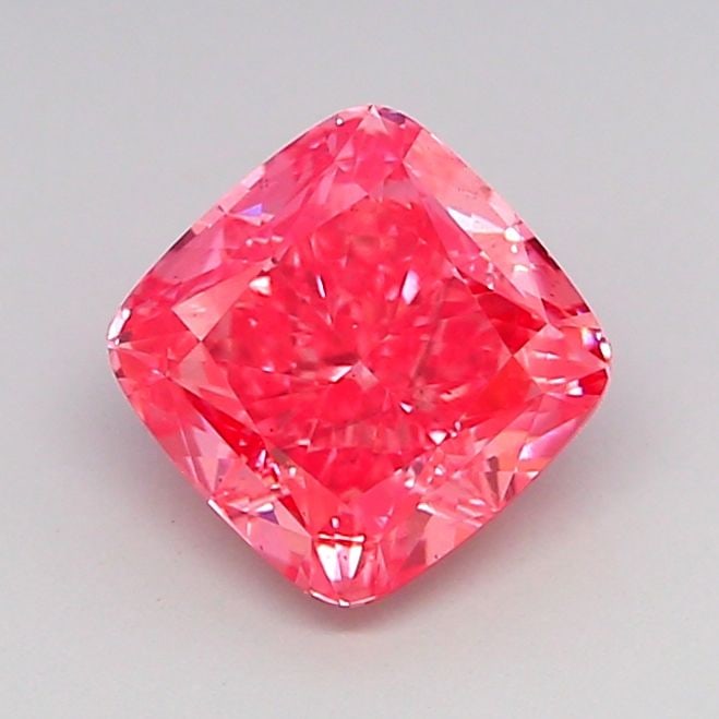 Loose Diamond - CUSHION MODIFIED 1.54ct Fancy Vivid Pink VS2: Loose Diamond - CUSHION MODIFIED 1.54ct Fancy Vivid Pink VS2 Source: This is a real non-mined Diamond that has been grown in a lab Shape: CUSHION MODIFIED Carats: 1.54 Color: Fancy Vivid Pink
