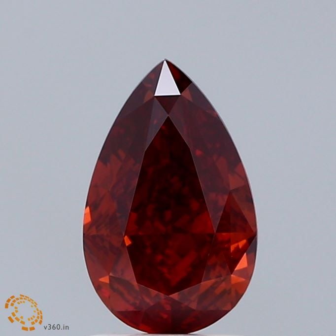 Loose Diamond - PEAR 1.54ct Fancy Deep Orange VS1: Loose Diamond - PEAR 1.54ct Fancy Deep Orange VS1 Source: This is a real non-mined Diamond that has been grown in a lab Shape: PEAR Carats: 1.54 Color: Fancy Deep Orange Certification: IGI Video: