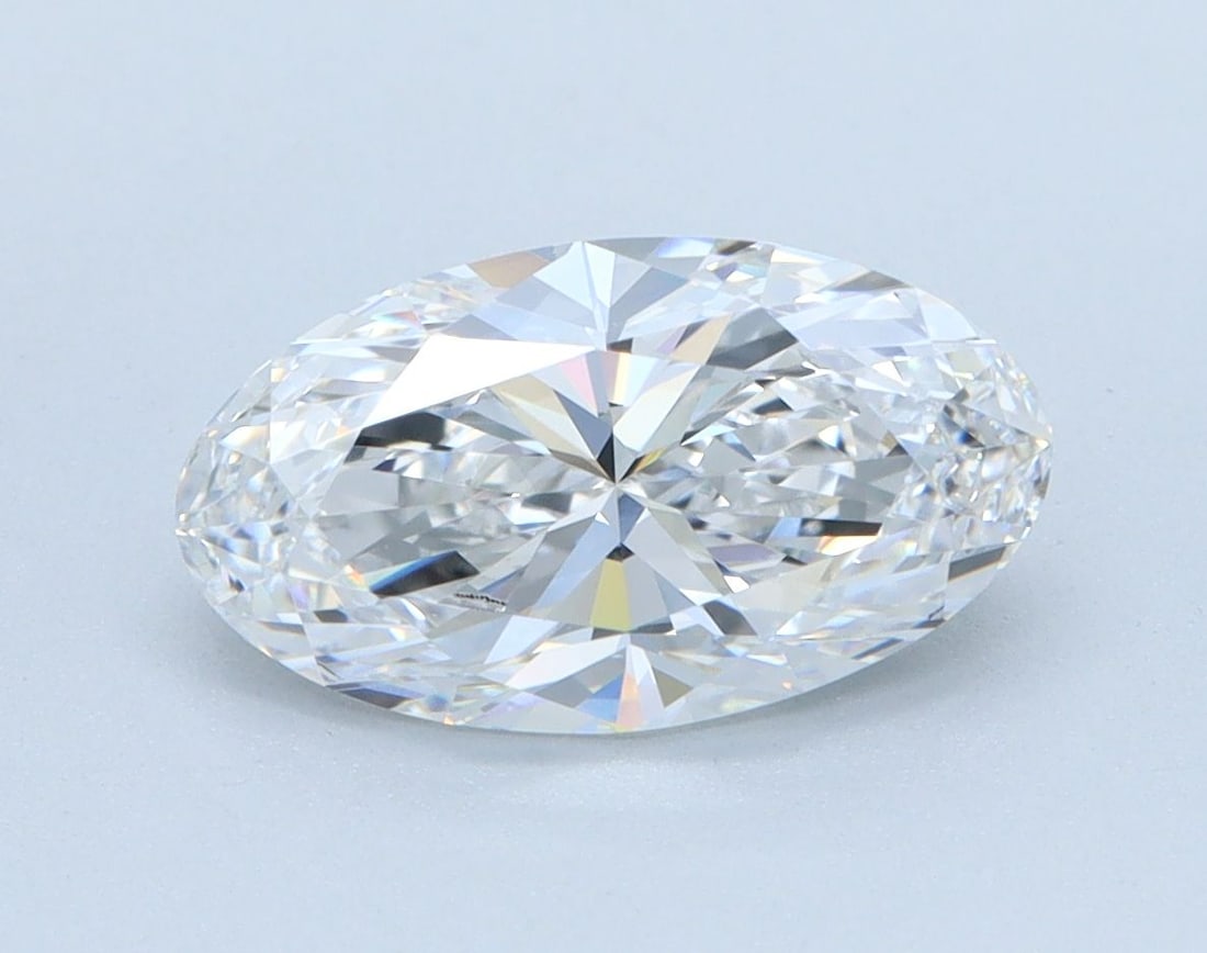 Loose Diamond - OVAL 1.59ct D VVS1: Loose Diamond - OVAL 1.59ct D VVS1 Source: This is a real non-mined Diamond that has been grown in a lab Shape: OVAL Carats: 1.59 Color: D Clarity: VVS1 Certification: IGI Video: