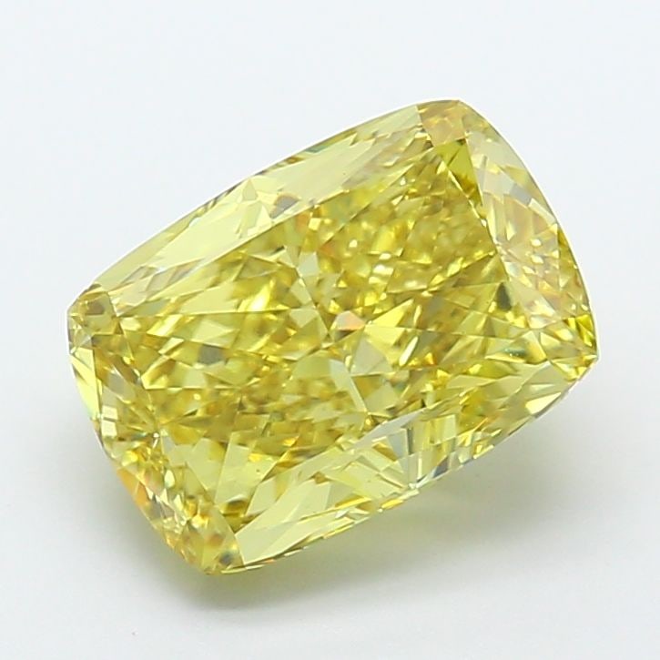 Loose Diamond - CUSHION MODIFIED 7.03ct Fancy Intense Yellow VS2: Loose Diamond - CUSHION MODIFIED 7.03ct Fancy Intense Yellow VS2 Source: This is a real non-mined Diamond that has been grown in a lab Shape: CUSHION MODIFIED Carats: 7.03 Color: Fancy Intense Yellow 