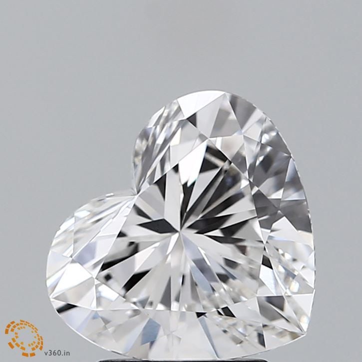 Loose Diamond - HEART 2.36ct F VS1: Loose Diamond - HEART 2.36ct F VS1 Source: This is a real non-mined Diamond that has been grown in a lab Shape: HEART Carats: 2.36 Color: F Clarity: VS1 Certification: IGI Video: