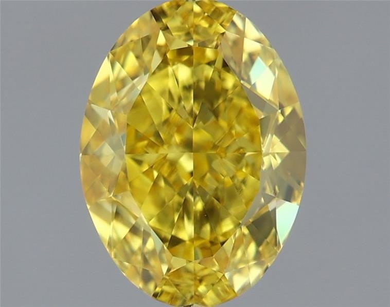 Loose Diamond - OVAL 1.89ct Fancy Vivid Yellow VVS1: Loose Diamond - OVAL 1.89ct Fancy Vivid Yellow VVS1 Source: This is a real non-mined Diamond that has been grown in a lab Shape: OVAL Carats: 1.89 Color: Fancy Vivid Yellow Certification: IGI Video: