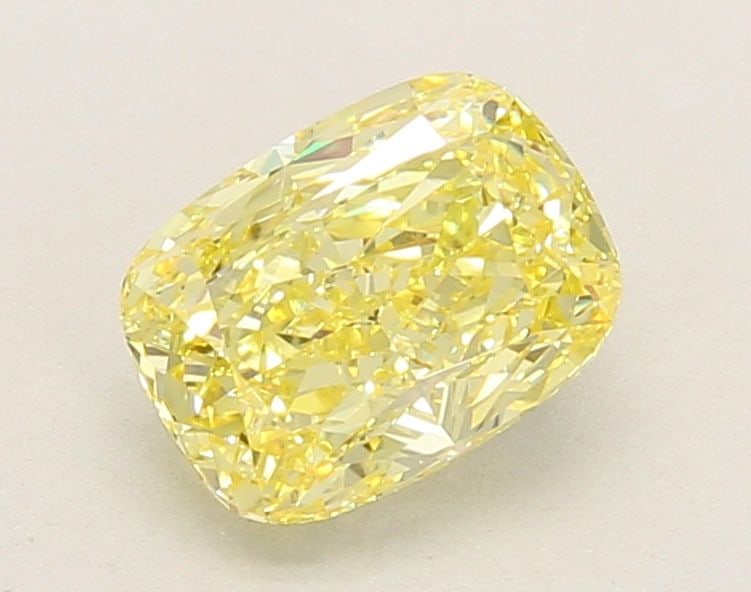 Loose Diamond - CUSHION MODIFIED 1.66ct Fancy Intense Yellow VVS2: Loose Diamond - CUSHION MODIFIED 1.66ct Fancy Intense Yellow VVS2 Source: This is a real non-mined Diamond that has been grown in a lab Shape: CUSHION MODIFIED Carats: 1.66 Color: Fancy Intense Yellow