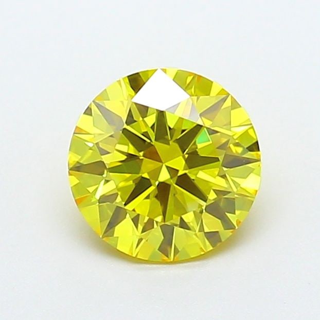 Ideal Loose Diamond - ROUND 1.19ct Fancy Vivid Yellow VVS2: Ideal Loose Diamond - ROUND 1.19ct Fancy Vivid Yellow VVS2 Source: This is a real non-mined Diamond that has been grown in a lab Shape: ROUND Carats: 1.19 Color: Fancy Vivid Yellow Certification: IGI 