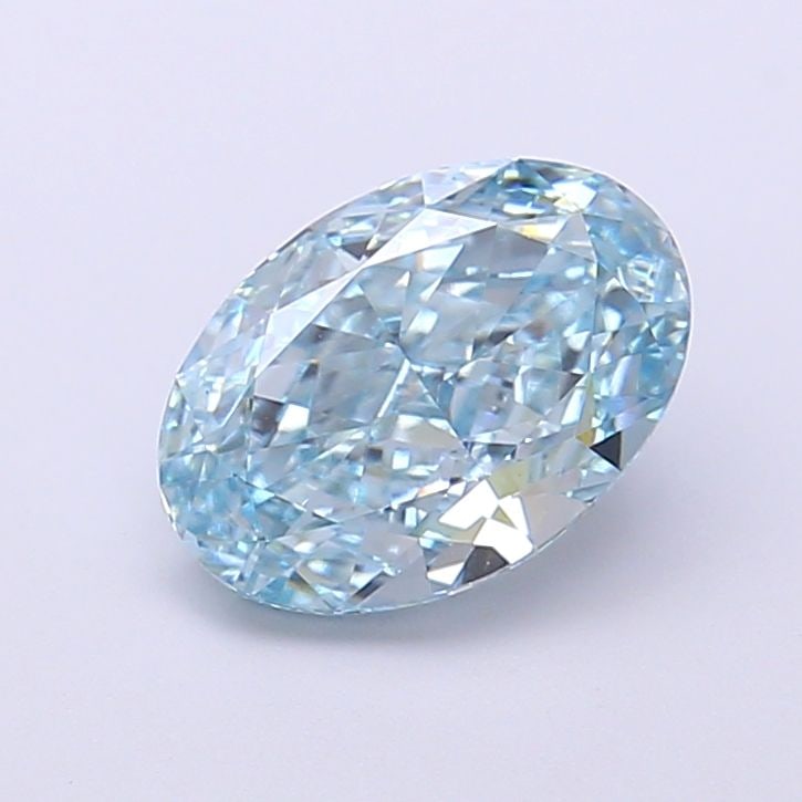 Loose Diamond - OVAL 1.59ct Fancy Vivid Blue VS1: Loose Diamond - OVAL 1.59ct Fancy Vivid Blue VS1 Source: This is a real non-mined Diamond that has been grown in a lab Shape: OVAL Carats: 1.59 Color: Fancy Vivid Blue Certification: IGI Video: