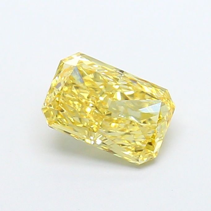 Loose Diamond - RADIANT 1.29ct Fancy Intense Yellow VS1: Loose Diamond - RADIANT 1.29ct Fancy Intense Yellow VS1 Source: This is a real non-mined Diamond that has been grown in a lab Shape: RADIANT Carats: 1.29 Color: Fancy Intense Yellow Certification: IGI
