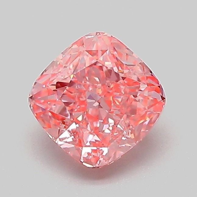 Loose Diamond - CUSHION MODIFIED 1.03ct Fancy Vivid Pink VS1: Loose Diamond - CUSHION MODIFIED 1.03ct Fancy Vivid Pink VS1 Source: This is a real non-mined Diamond that has been grown in a lab Shape: CUSHION MODIFIED Carats: 1.03 Color: Fancy Vivid Pink Certific