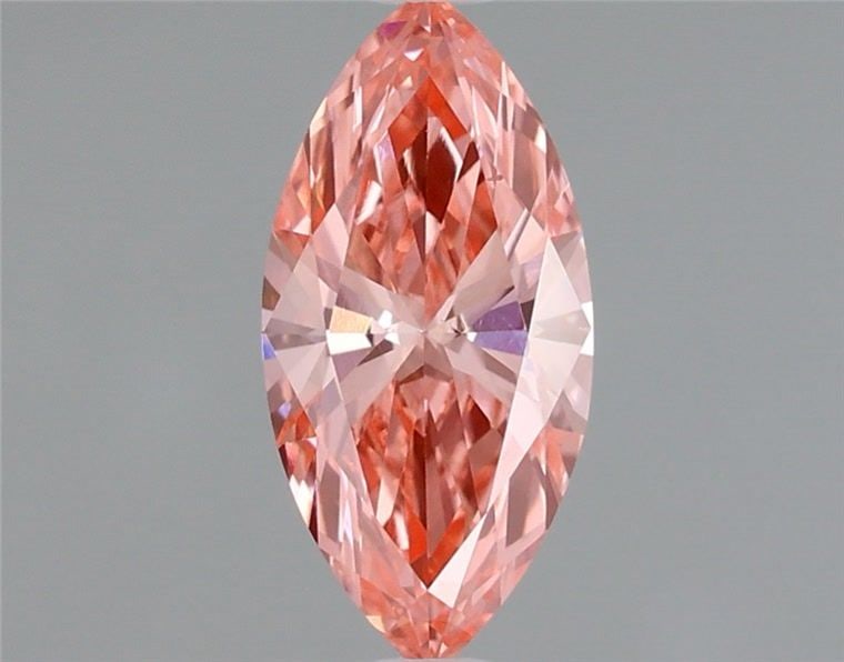 Loose Diamond - MARQUISE 0.5ct Fancy Vivid Pink VS2: Loose Diamond - MARQUISE 0.5ct Fancy Vivid Pink VS2 Source: This is a real non-mined Diamond that has been grown in a lab Shape: MARQUISE Carats: 0.5 Color: Fancy Vivid Pink Certification: IGI Video: