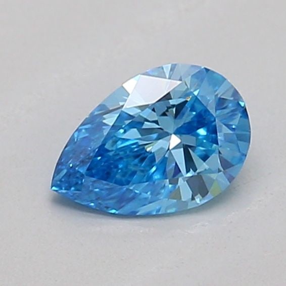Loose Diamond - PEAR 0.29ct Fancy Vivid Blue VS1: Loose Diamond - PEAR 0.29ct Fancy Vivid Blue VS1 Source: This is a real non-mined Diamond that has been grown in a lab Shape: PEAR Carats: 0.29 Color: Fancy Vivid Blue Certification: IGI The Diamond D
