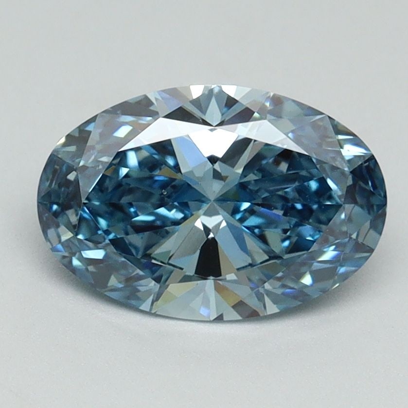 Loose Diamond - OVAL 1.51ct Fancy Vivid Blue VS2: Loose Diamond - OVAL 1.51ct Fancy Vivid Blue VS2 Source: This is a real non-mined Diamond that has been grown in a lab Shape: OVAL Carats: 1.51 Color: Fancy Vivid Blue Certification: IGI Video: