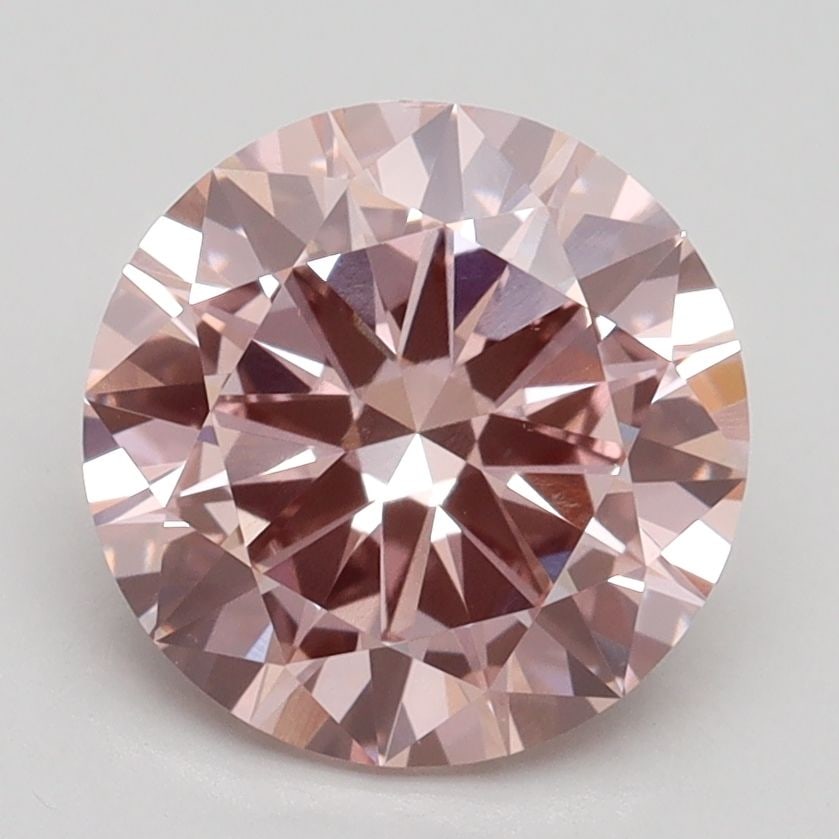 Loose Diamond - ROUND 2.5ct Fancy Intense Pink VS1: Loose Diamond - ROUND 2.5ct Fancy Intense Pink VS1 Source: This is a real non-mined Diamond that has been grown in a lab Shape: ROUND Carats: 2.5 Color: Fancy Intense Pink Certification: IGI Video: