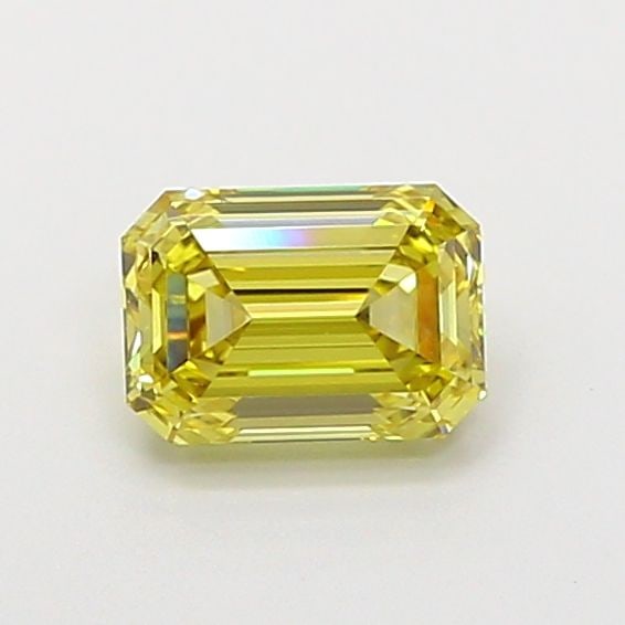 Loose Diamond - EMERALD 1.01ct Fancy Yellow VS1: Loose Diamond - EMERALD 1.01ct Fancy Yellow VS1 Source: This is a real non-mined Diamond that has been grown in a lab Shape: EMERALD Carats: 1.01 Color: Fancy Yellow Certification: IGI Video:
