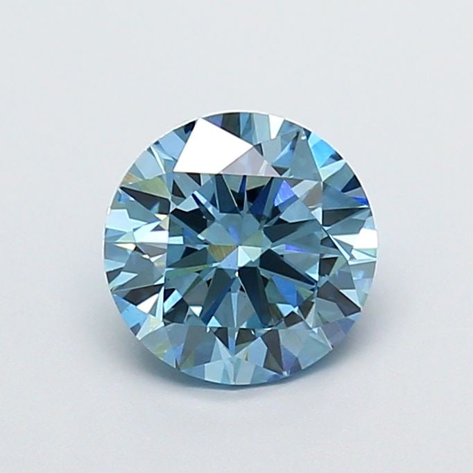 Ideal Loose Diamond - ROUND 1.75ct Fancy Vivid Blue VS1: Ideal Loose Diamond - ROUND 1.75ct Fancy Vivid Blue VS1 Source: This is a real non-mined Diamond that has been grown in a lab Shape: ROUND Carats: 1.75 Color: Fancy Vivid Blue Certification: IGI Video