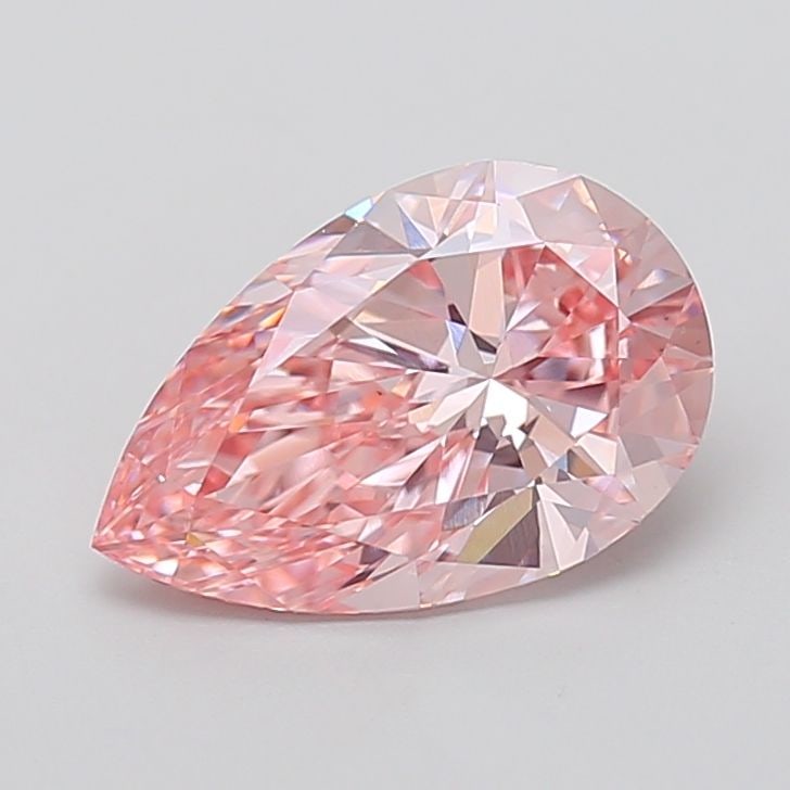 Loose Diamond - PEAR 3.03ct Fancy Vivid Pink VS1: Loose Diamond - PEAR 3.03ct Fancy Vivid Pink VS1 Source: This is a real non-mined Diamond that has been grown in a lab Shape: PEAR Carats: 3.03 Color: Fancy Vivid Pink Certification: IGI Video: