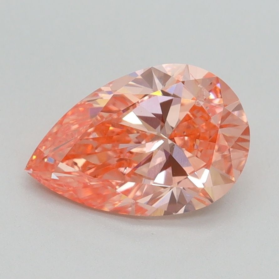 Loose Diamond - PEAR 1.51ct Fancy Vivid Pink SI1: Loose Diamond - PEAR 1.51ct Fancy Vivid Pink SI1 Source: This is a real non-mined Diamond that has been grown in a lab Shape: PEAR Carats: 1.51 Color: Fancy Vivid Pink Certification: IGI Video: