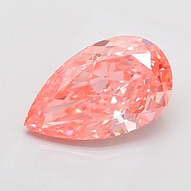 Loose Diamond - PEAR 2.08ct Fancy Vivid Pink VS2: Loose Diamond - PEAR 2.08ct Fancy Vivid Pink VS2 Source: This is a real non-mined Diamond that has been grown in a lab Shape: PEAR Carats: 2.08 Color: Fancy Vivid Pink Certification: IGI Video: