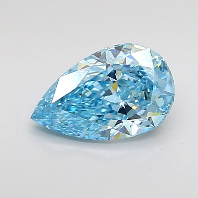 Loose Diamond - PEAR 1.08ct Fancy Vivid Blue VVS2: Loose Diamond - PEAR 1.08ct Fancy Vivid Blue VVS2 Source: This is a real non-mined Diamond that has been grown in a lab Shape: PEAR Carats: 1.08 Color: Fancy Vivid Blue Certification: IGI Video: