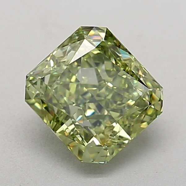 Loose Diamond - RADIANT 1.56ct Fancy Vivid Green VVS1: Loose Diamond - RADIANT 1.56ct Fancy Vivid Green VVS1 Source: This is a real non-mined Diamond that has been grown in a lab Shape: RADIANT Carats: 1.56 Color: Fancy Vivid Green Certification: IGI Vide