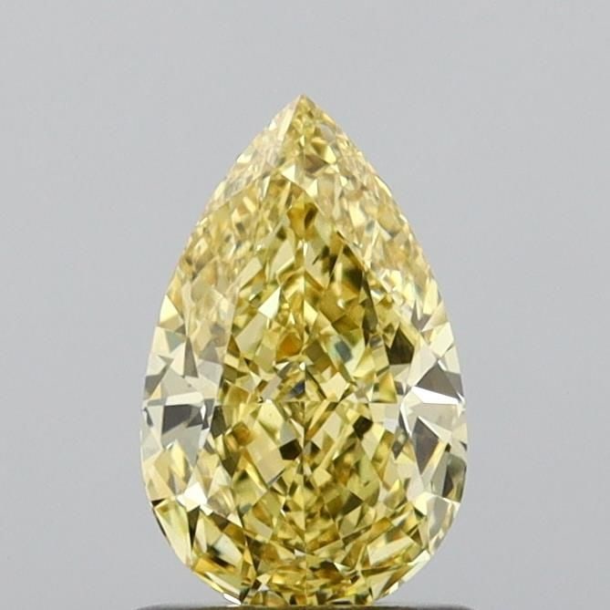 Loose Diamond - PEAR 1.04ct Fancy Vivid Yellow VS1: Loose Diamond - PEAR 1.04ct Fancy Vivid Yellow VS1 Source: This is a real non-mined Diamond that has been grown in a lab Shape: PEAR Carats: 1.04 Color: Fancy Vivid Yellow Certification: IGI Video: