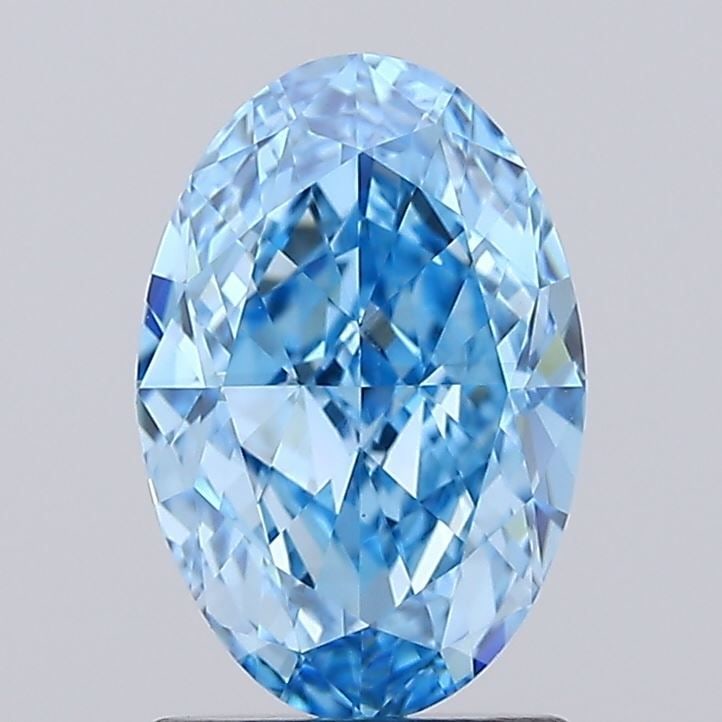 Loose Diamond - OVAL 2.01ct Fancy Vivid Blue VS1: Loose Diamond - OVAL 2.01ct Fancy Vivid Blue VS1 Source: This is a real non-mined Diamond that has been grown in a lab Shape: OVAL Carats: 2.01 Color: Fancy Vivid Blue Certification: IGI Video: