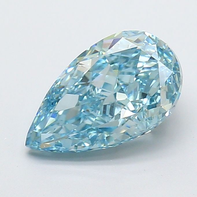 Loose Diamond - PEAR 3.19ct Fancy Vivid Blue VS1: Loose Diamond - PEAR 3.19ct Fancy Vivid Blue VS1 Source: This is a real non-mined Diamond that has been grown in a lab Shape: PEAR Carats: 3.19 Color: Fancy Vivid Blue Certification: IGI Video: