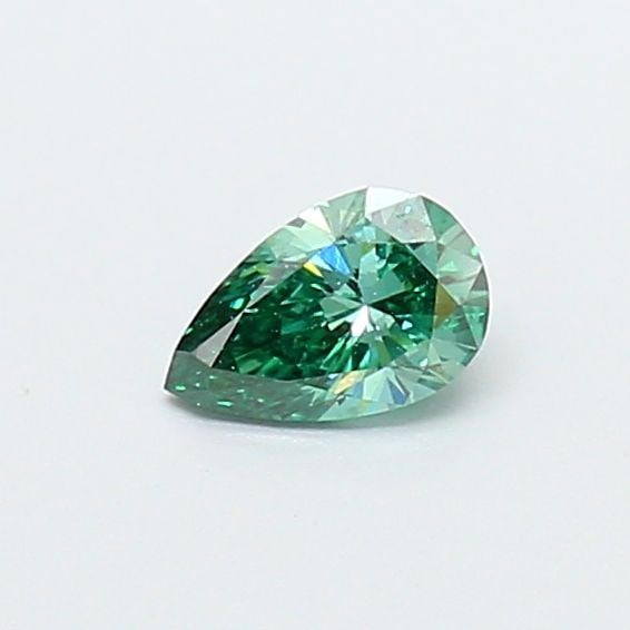 Loose Diamond - PEAR 0.28ct Fancy Vivid Green VS1: Loose Diamond - PEAR 0.28ct Fancy Vivid Green VS1 Source: This is a real non-mined Diamond that has been grown in a lab Shape: PEAR Carats: 0.28 Color: Fancy Vivid Green Certification: NONE Video: