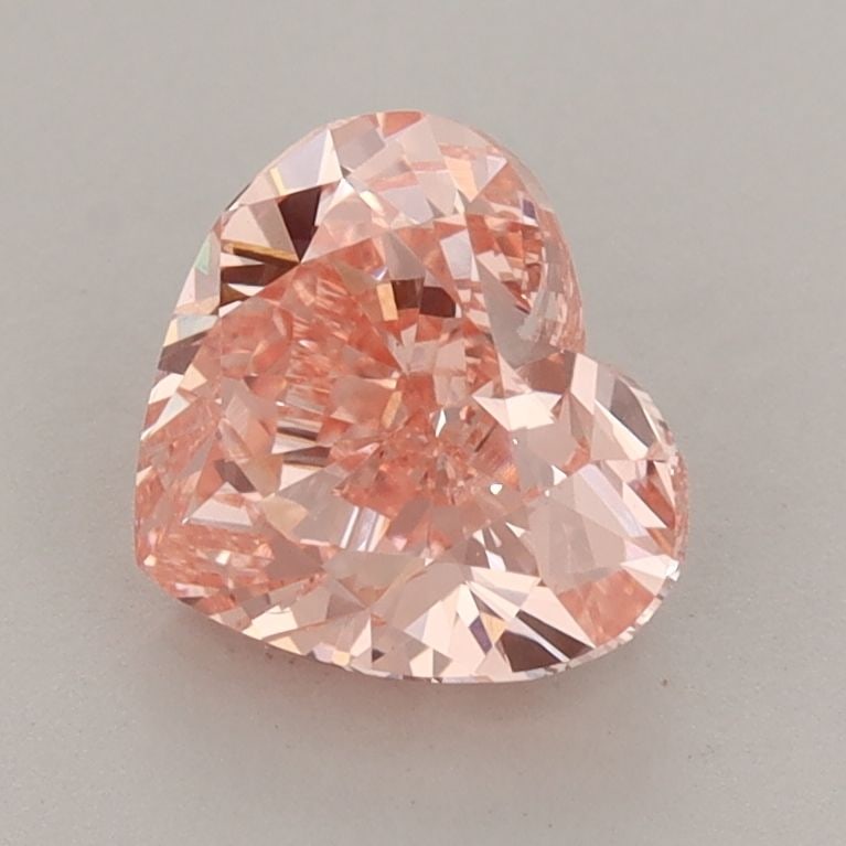 Loose Diamond - HEART 1.73ct Fancy Vivid Orangey Pink VS1: Loose Diamond - HEART 1.73ct Fancy Vivid Orangey Pink VS1 Source: This is a real non-mined Diamond that has been grown in a lab Shape: HEART Carats: 1.73 Color: Fancy Vivid Orangey Pink Certification: