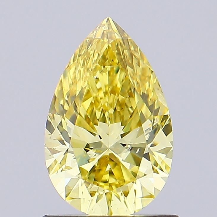 Loose Diamond - PEAR 0.92ct Fancy Intense Yellow SI1: Loose Diamond - PEAR 0.92ct Fancy Intense Yellow SI1 Source: This is a real non-mined Diamond that has been grown in a lab Shape: PEAR Carats: 0.92 Color: Fancy Intense Yellow Certification: IGI