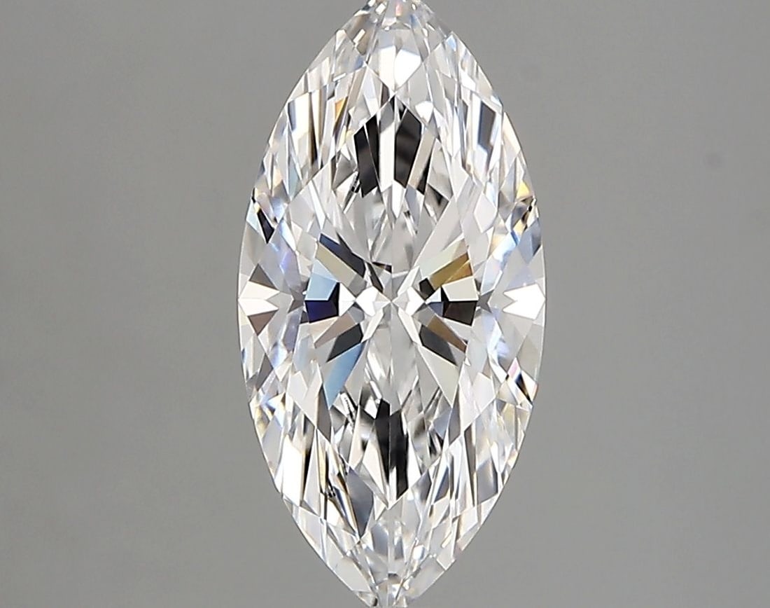 Loose Diamond - MARQUISE 1.8ct D VVS1: Loose Diamond - MARQUISE 1.8ct D VVS1 Source: This is a real non-mined Diamond that has been grown in a lab Shape: MARQUISE Carats: 1.8 Color: D Clarity: VVS1 Certification: IGI Video: