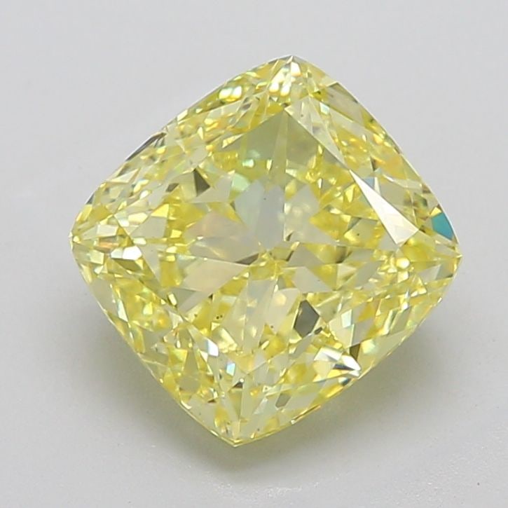 Loose Diamond - CUSHION MODIFIED 6.09ct Fancy Intense Yellow VS2: Loose Diamond - CUSHION MODIFIED 6.09ct Fancy Intense Yellow VS2 Source: This is a real non-mined Diamond that has been grown in a lab Shape: CUSHION MODIFIED Carats: 6.09 Color: Fancy Intense Yellow 