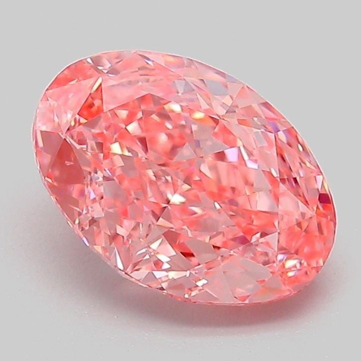 Loose Diamond - OVAL 2.03ct Fancy Vivid Pink VS2: Loose Diamond - OVAL 2.03ct Fancy Vivid Pink VS2 Source: This is a real non-mined Diamond that has been grown in a lab Shape: OVAL Carats: 2.03 Color: Fancy Vivid Pink Certification: IGI Video: