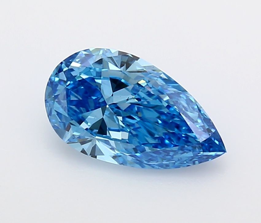 Loose Diamond - PEAR 2.0ct Fancy Vivid Blue VS2: Loose Diamond - PEAR 2.0ct Fancy Vivid Blue VS2 Source: This is a real non-mined Diamond that has been grown in a lab Shape: PEAR Carats: 2.0 Color: Fancy Vivid Blue Certification: IGI Video: