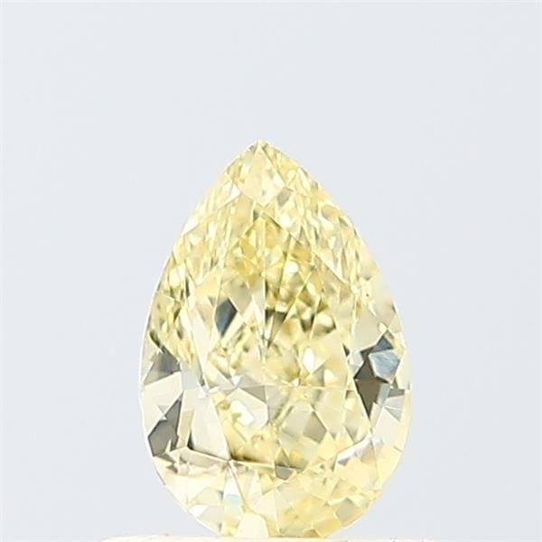 Loose Diamond - PEAR 0.51ct Fancy Light Yellow VVS2: Loose Diamond - PEAR 0.51ct Fancy Light Yellow VVS2 Source: This is a real non-mined Diamond that has been grown in a lab Shape: PEAR Carats: 0.51 Color: Fancy Light Yellow Certification: IGI Video: