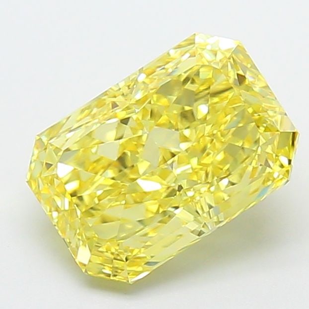Loose Diamond - RADIANT 3.57ct Fancy Vivid Yellow VVS2: Loose Diamond - RADIANT 3.57ct Fancy Vivid Yellow VVS2 Source: This is a real non-mined Diamond that has been grown in a lab Shape: RADIANT Carats: 3.57 Color: Fancy Vivid Yellow Certification: IGI Vi
