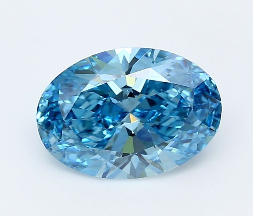 Loose Diamond - OVAL 3.0ct Fancy Vivid Blue VVS2: Loose Diamond - OVAL 3.0ct Fancy Vivid Blue VVS2 Source: This is a real non-mined Diamond that has been grown in a lab Shape: OVAL Carats: 3.0 Color: Fancy Vivid Blue Certification: IGI Video: Video